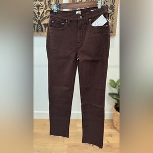 Edwin Women's Straight Leg Jeans - Brown